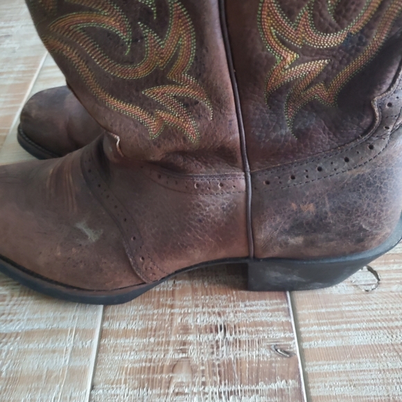 Justin's men western boots milo 12d brown - Picture 7 of 14